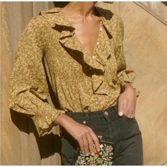 Doen XXL hardy top in gold winter meadow - Picture 1 of 6